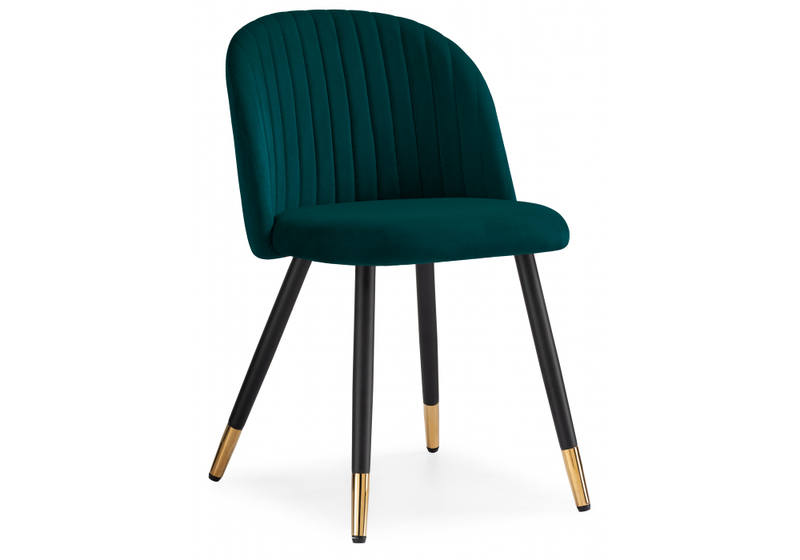 Стул на металлокаркасе, Gabi green / black