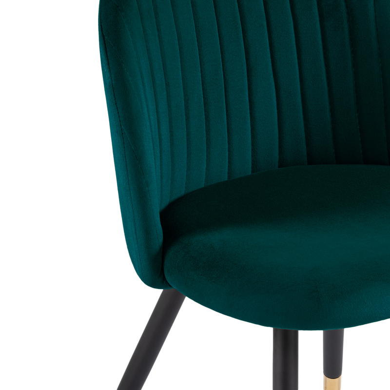 Стул на металлокаркасе, Gabi green / black