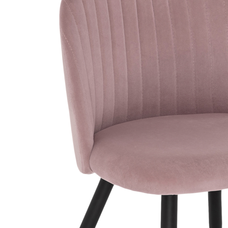 Стул на металлокаркасе, Gabi 1 light purple / black