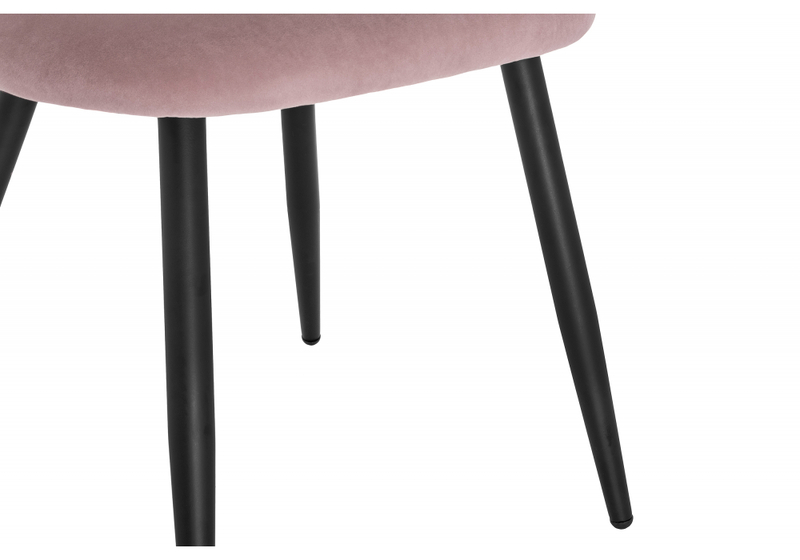 Стул на металлокаркасе, Gabi 1 light purple / black