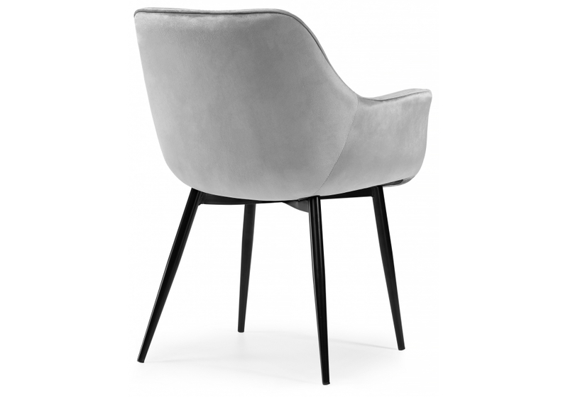 Стул на металлокаркасе, Remo light gray