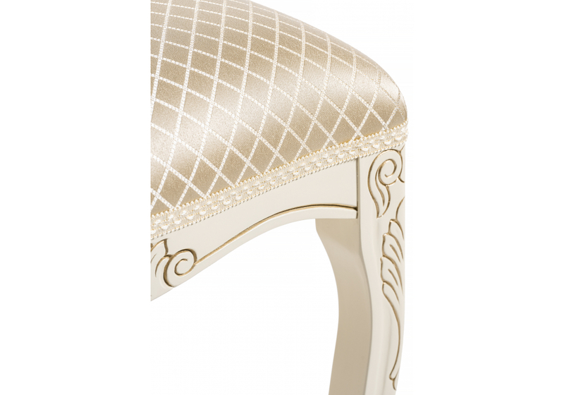 Стул деревянный, Клето патина золото / ромб