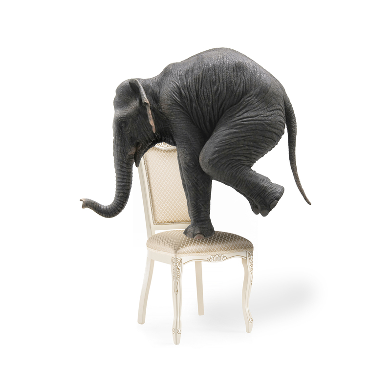 Стул деревянный, Клето патина золото / ромб