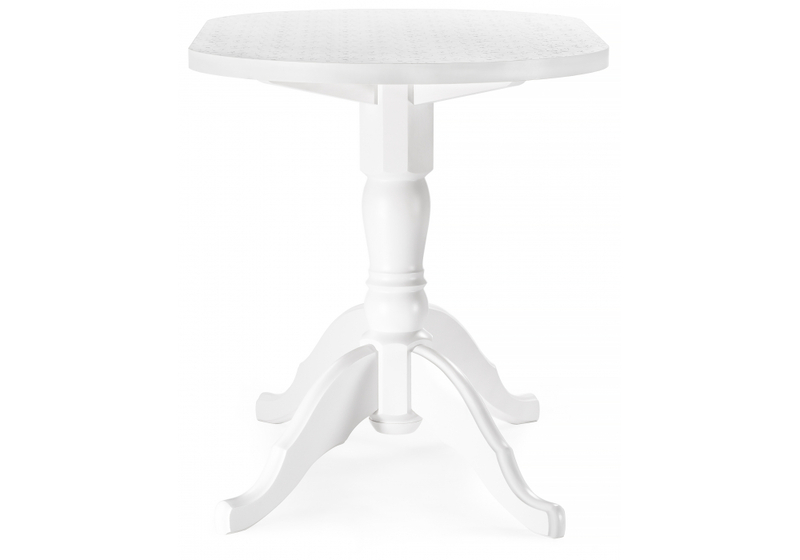 Стол деревянный, Адней белый / рисунок