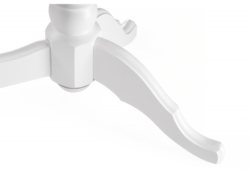 Стол деревянный, Адней белый / рисунок