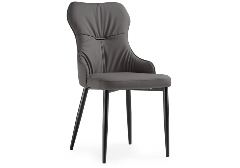 Стул на металлокаркасе, Neli gray / black