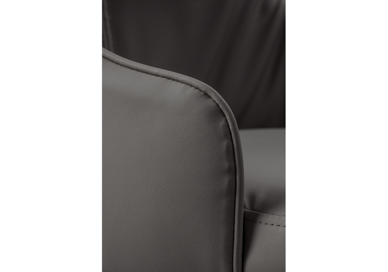 Стул на металлокаркасе, Neli gray / black