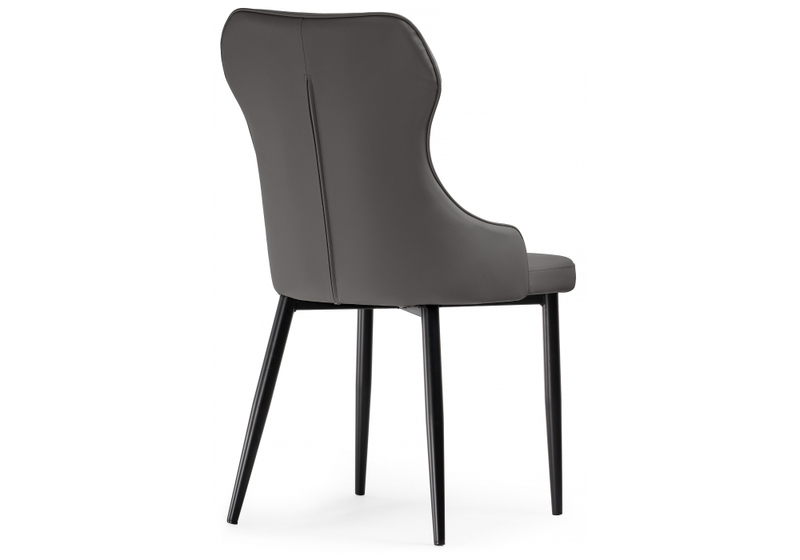 Стул на металлокаркасе, Neli gray / black