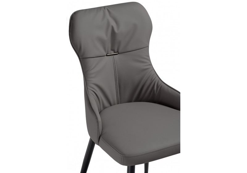 Стул на металлокаркасе, Neli gray / black