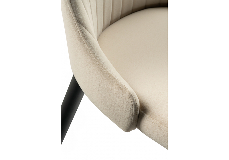 Стул на металлокаркасе, Kora beige / black