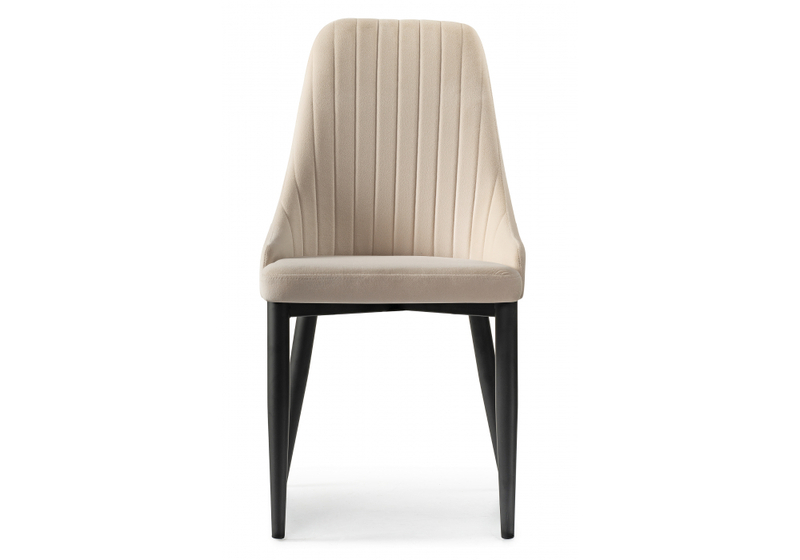 Стул на металлокаркасе, Kora beige / black
