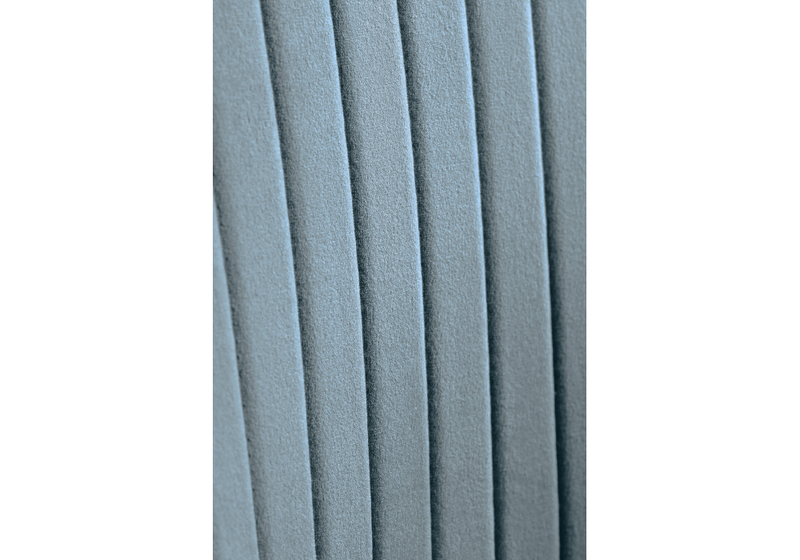 Стул на металлокаркасе, Kora light blue / white