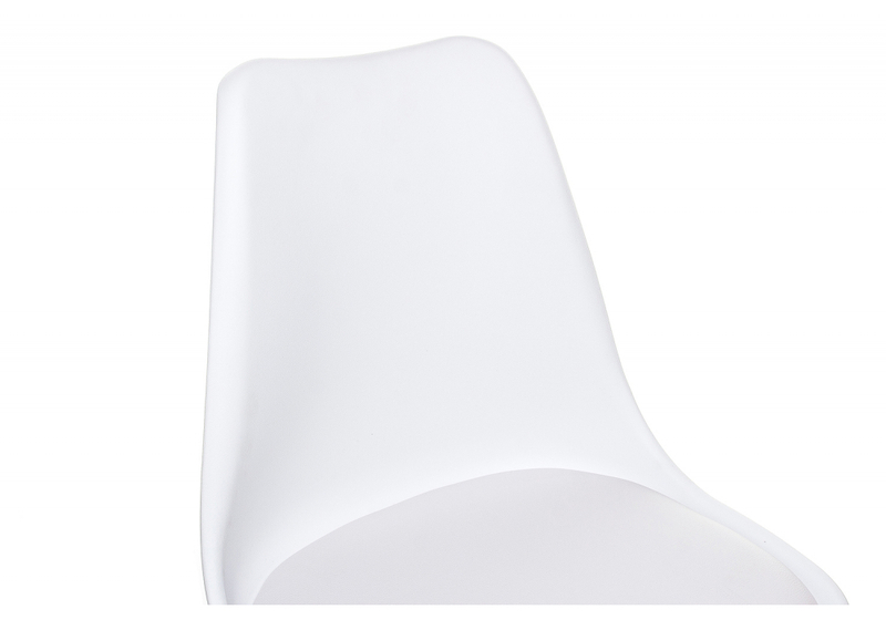 Стул на металлокаркасе, Tulip white