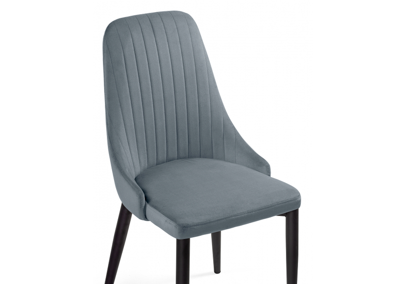 Стул на металлокаркасе, Kora gray / black