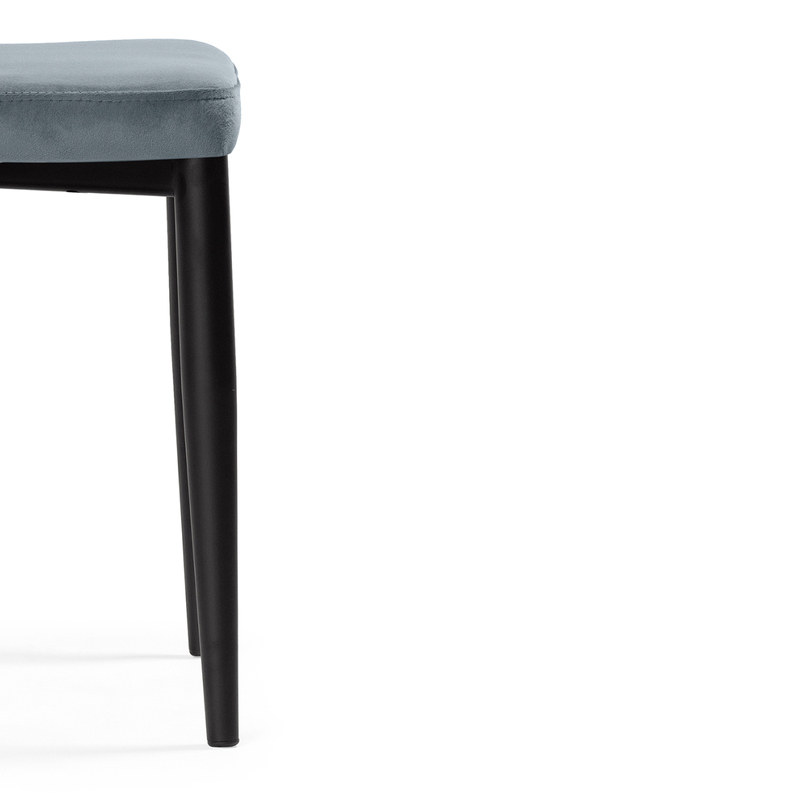 Стул на металлокаркасе, Kora gray / black