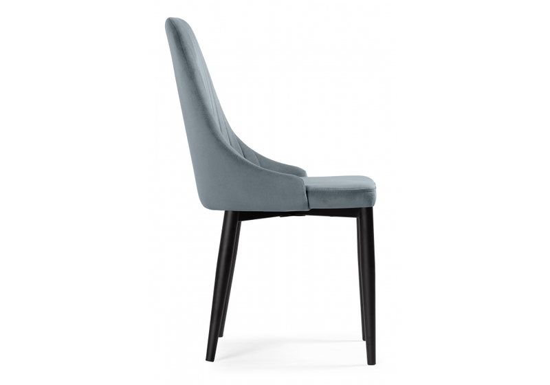 Стул на металлокаркасе, Kora gray / black