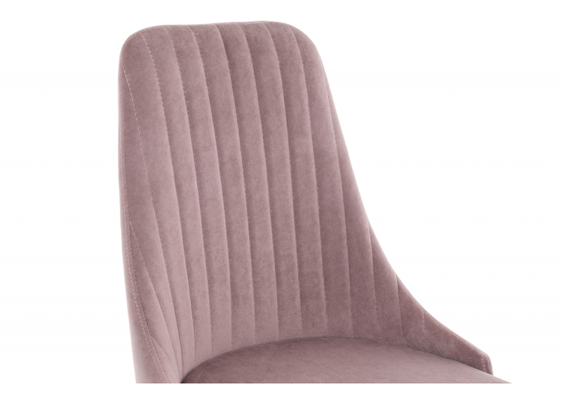 Стул на металлокаркасе, Kora light purple / black