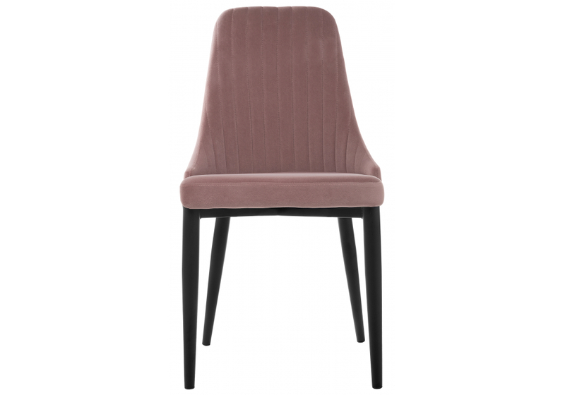 Стул на металлокаркасе, Kora light purple / black