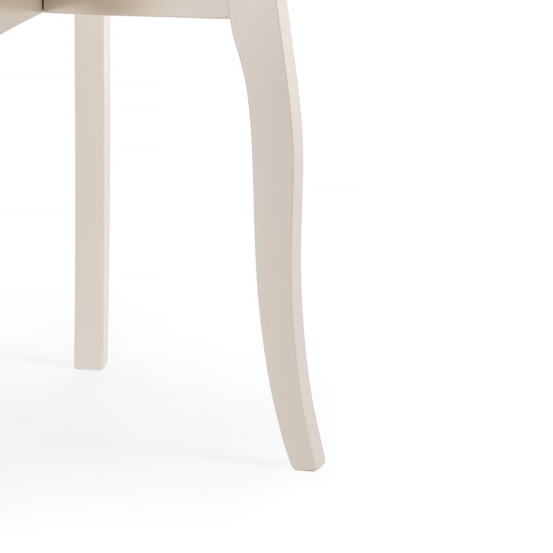 Стул деревянный, Валери молочный / ромб