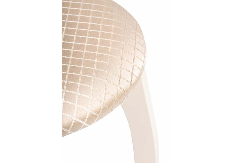 Стул деревянный, Валери молочный / ромб