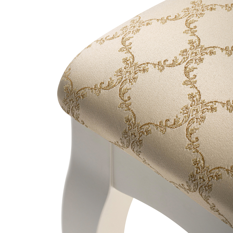 Стул деревянный, Луиджи молочный / бежевый