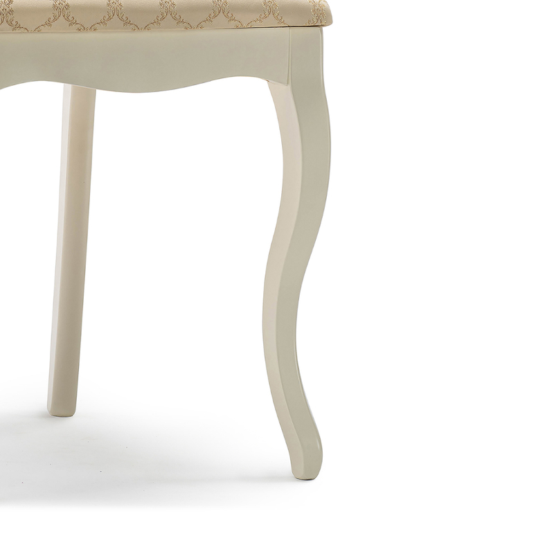 Стул деревянный, Луиджи молочный / бежевый