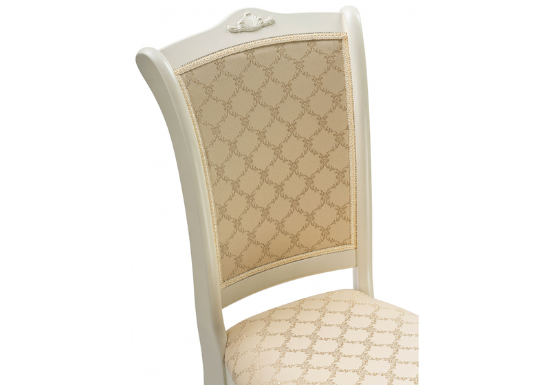 Стул деревянный, Луиджи молочный / бежевый
