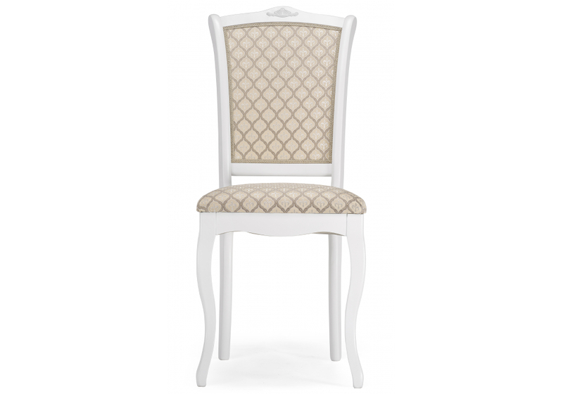 Стул деревянный, Луиджи белый / бежевый