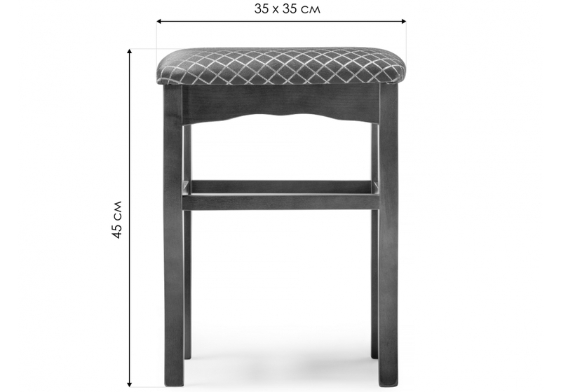 Табурет, Хаконэ молочный / ромб