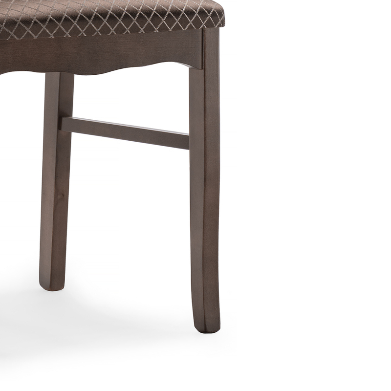 Стул деревянный, Гроджин орех / коричневый