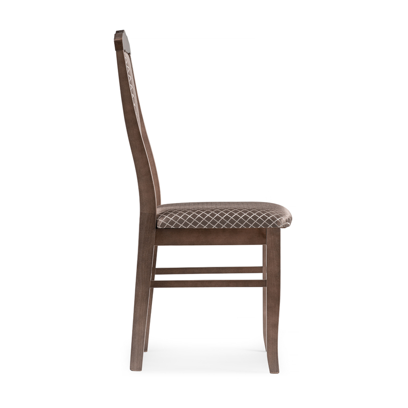 Стул деревянный, Гроджин орех / коричневый