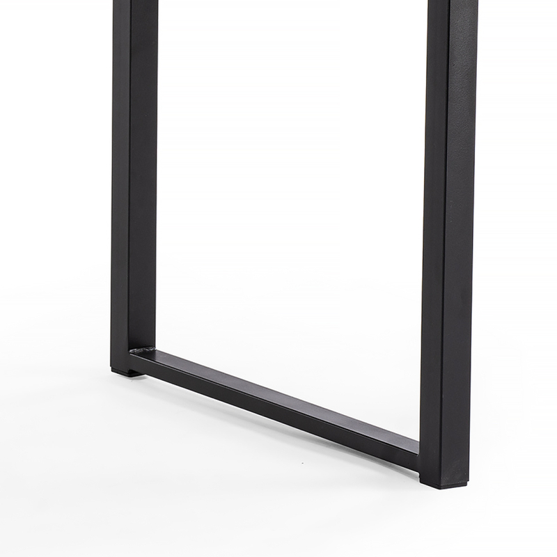 Стол деревянный, Макта 140 дуб велингтон / черный матовый