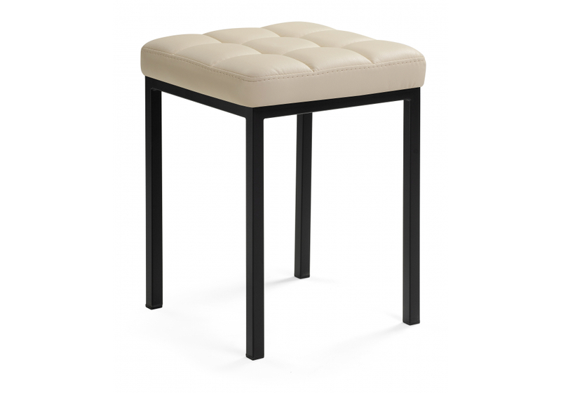 Табурет, Байя  кожзам d1 / черный матовый