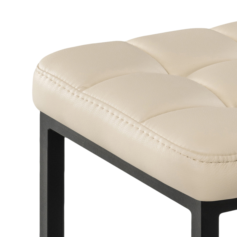 Табурет, Байя  кожзам d1 / черный матовый