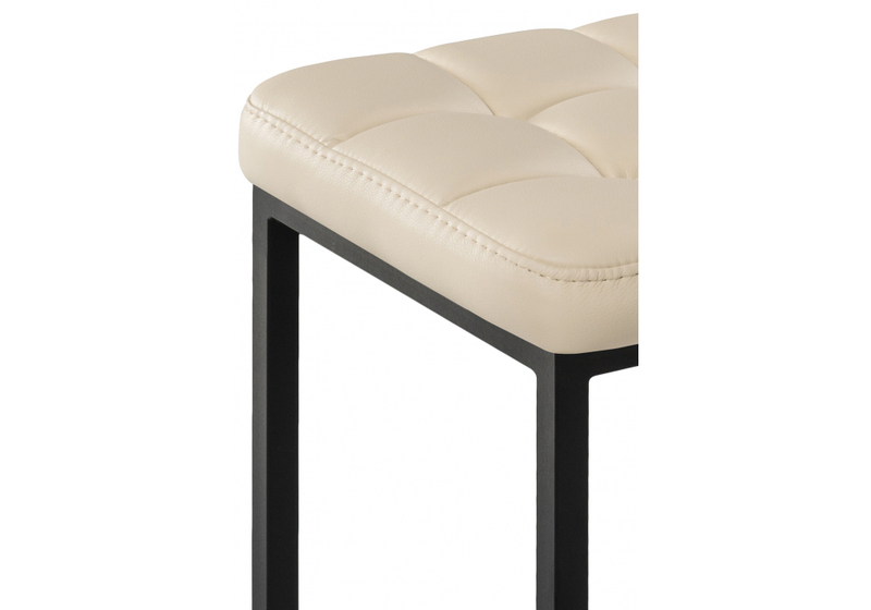 Табурет, Байя  кожзам d1 / черный матовый