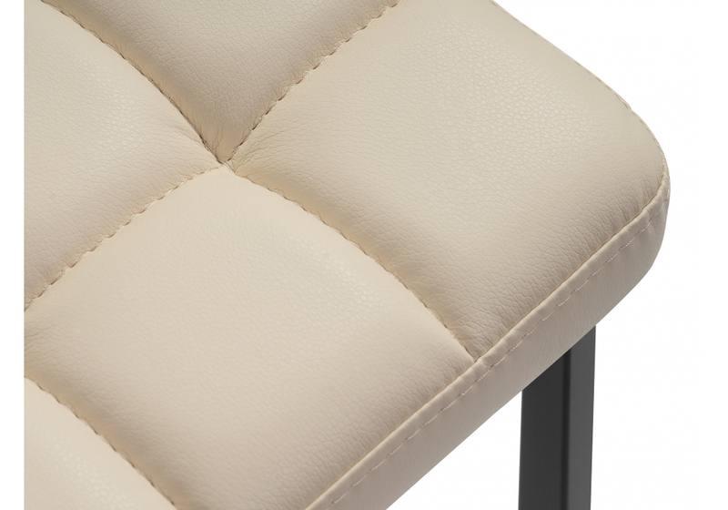 Табурет, Байя  кожзам d1 / черный матовый