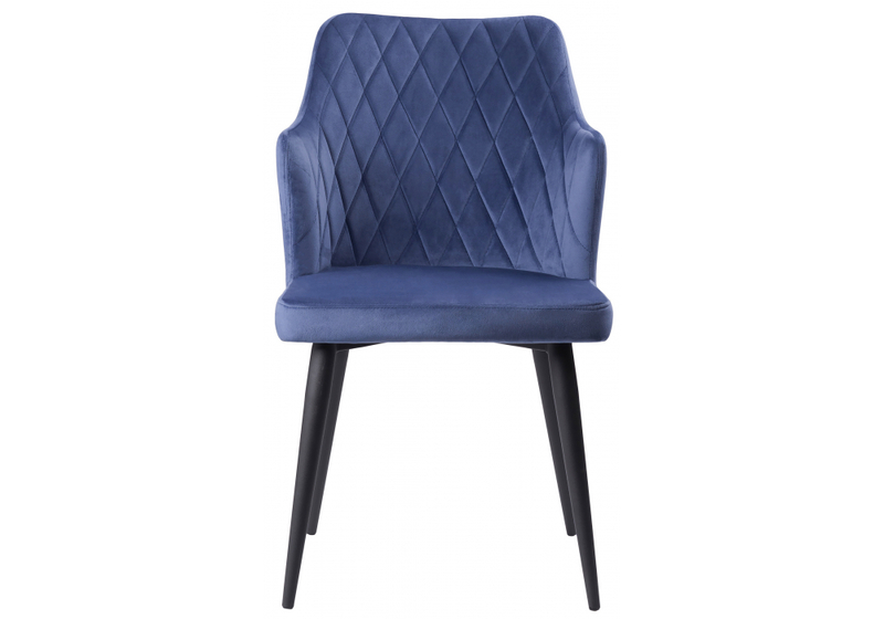 Стул на металлокаркасе, Velen dark blue