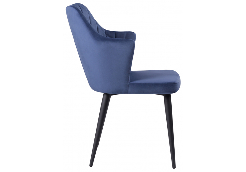 Стул на металлокаркасе, Velen dark blue