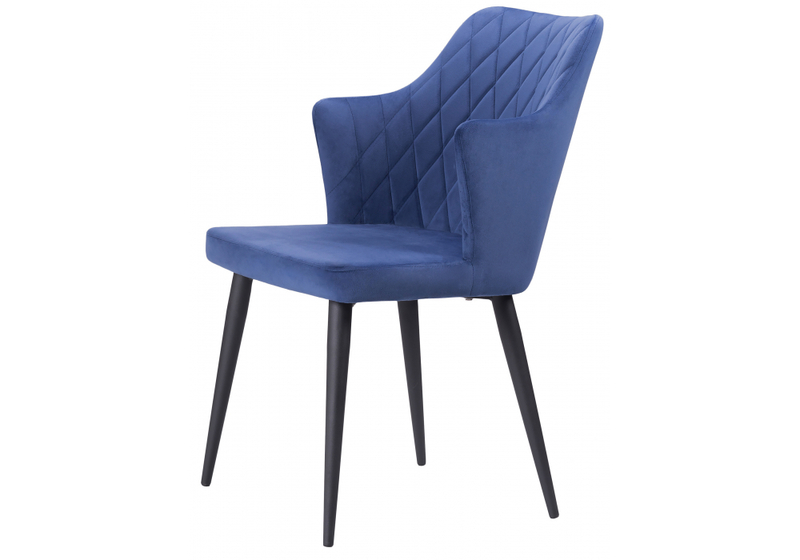 Стул на металлокаркасе, Velen dark blue