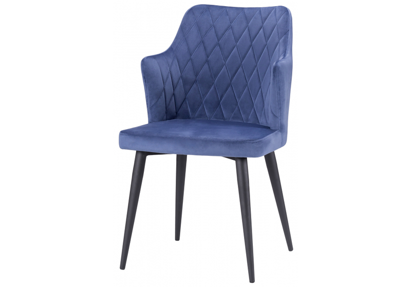 Стул на металлокаркасе, Velen dark blue
