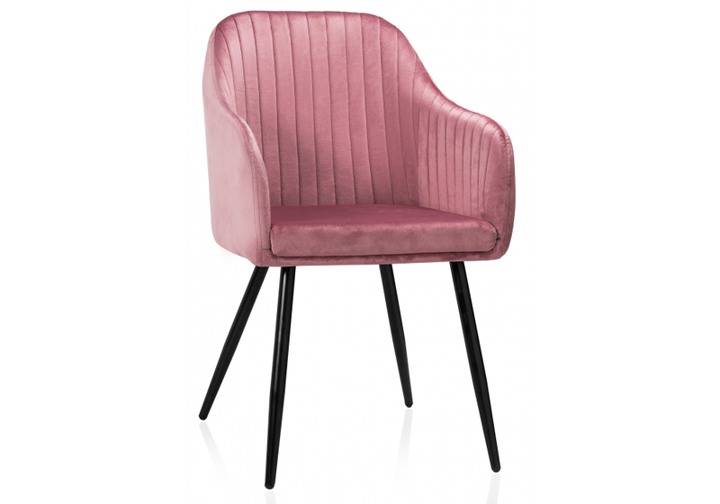 Стул на металлокаркасе, Slam dark pink