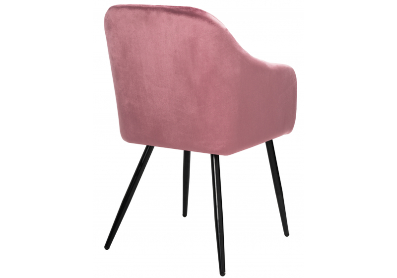 Стул на металлокаркасе, Slam dark pink