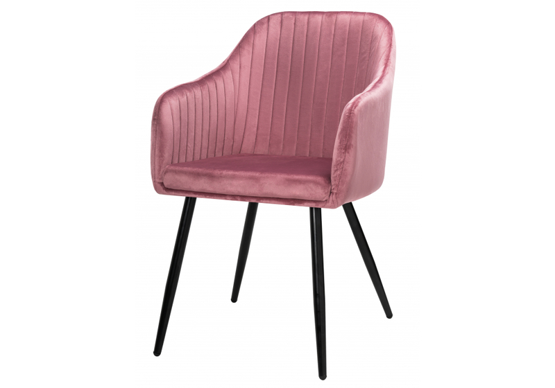 Стул на металлокаркасе, Slam dark pink