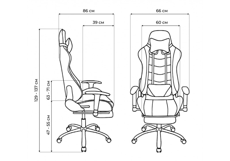 Офисное кресло, Kano 1 cream / black