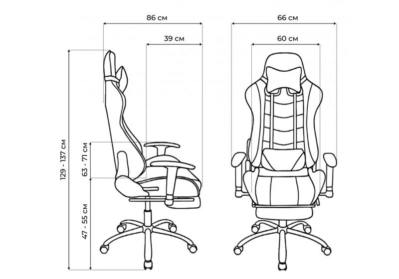 Офисное кресло, Kano 1 red / black