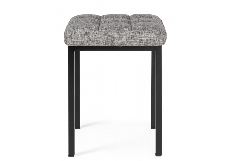 Табурет, Байя рогожка графит / черный матовый