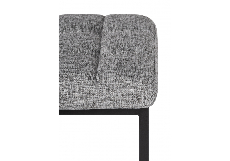 Табурет, Байя рогожка графит / черный матовый