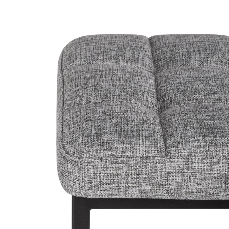 Табурет, Байя рогожка графит / черный матовый