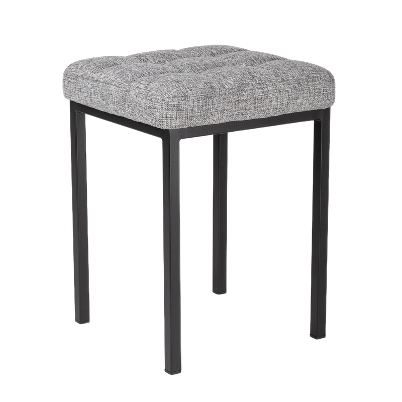 Табурет, Байя рогожка графит / черный матовый