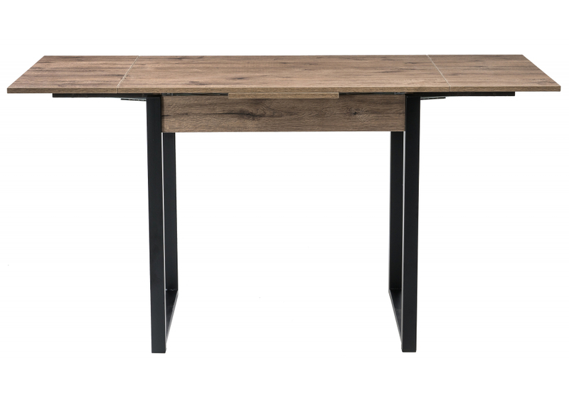 Стол деревянный, Форли дуб велингтон / черный матовый